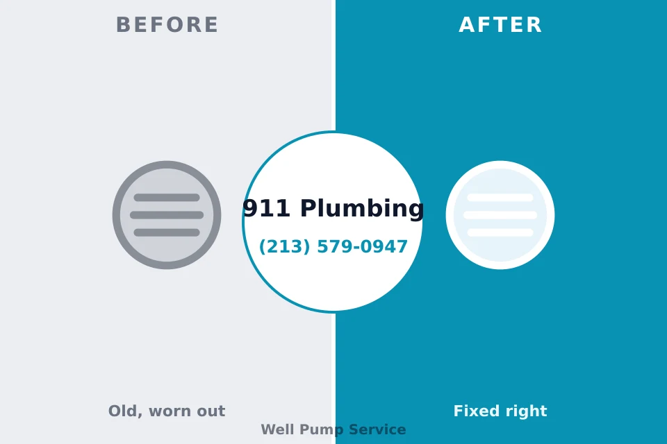 Before and after: plumbing repair Whitaker, PA